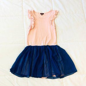 Imoga Pink and Navy Twirling Dress